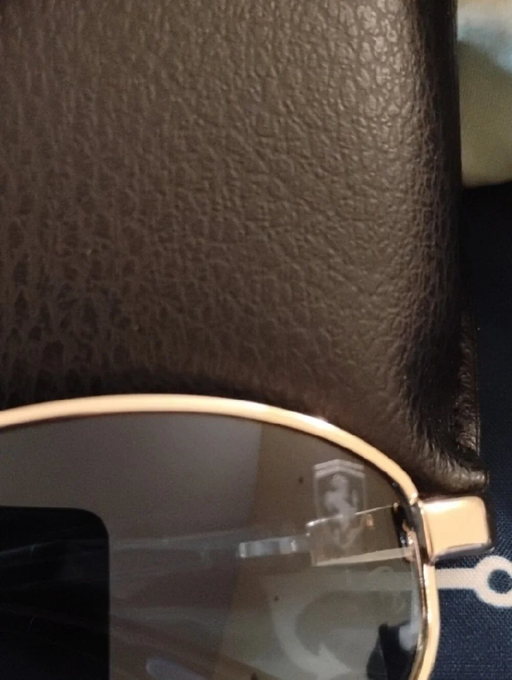 I Have 1!!Ferrari Edition RB Oval Polarized Sunglasses in Gold with Gray Lenses